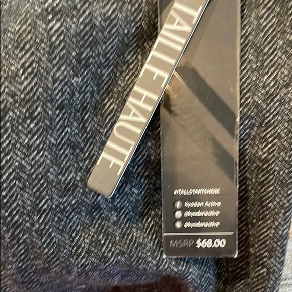 NWT KYODAN Gray Herringbone Leggings Sz XS - Picture 5 of 5